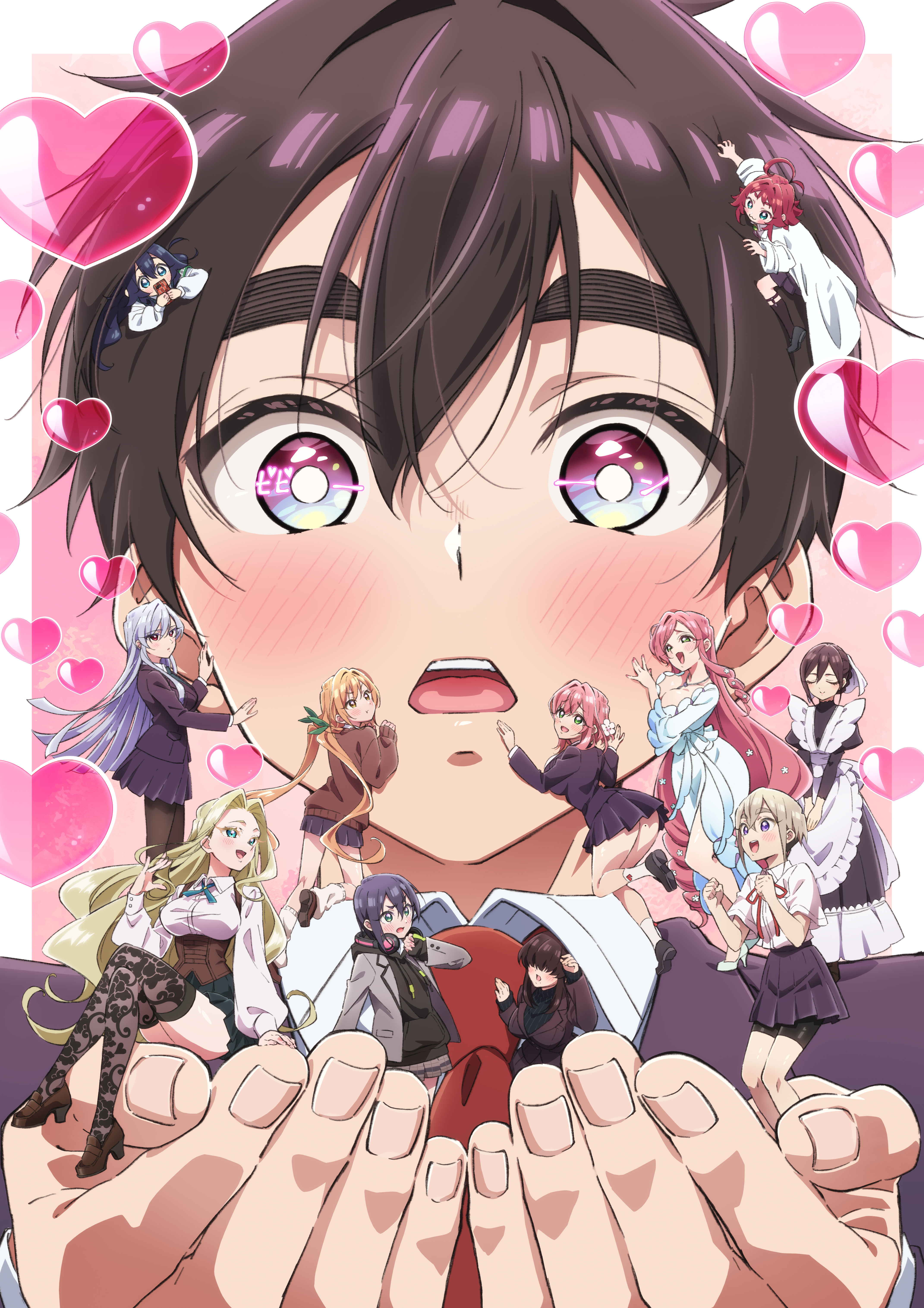 『君のことが大大大大大好きな100人の彼女』第2期イラスト